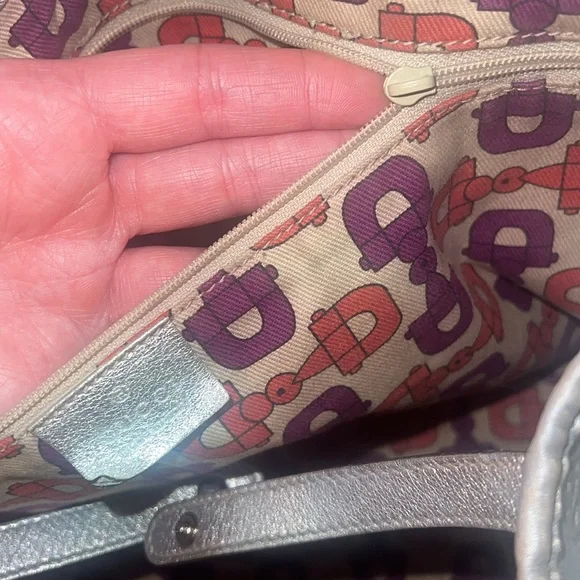 Authentic Gucci Purse Guccissima Leather Metallic Silver - Picture 13 of 13